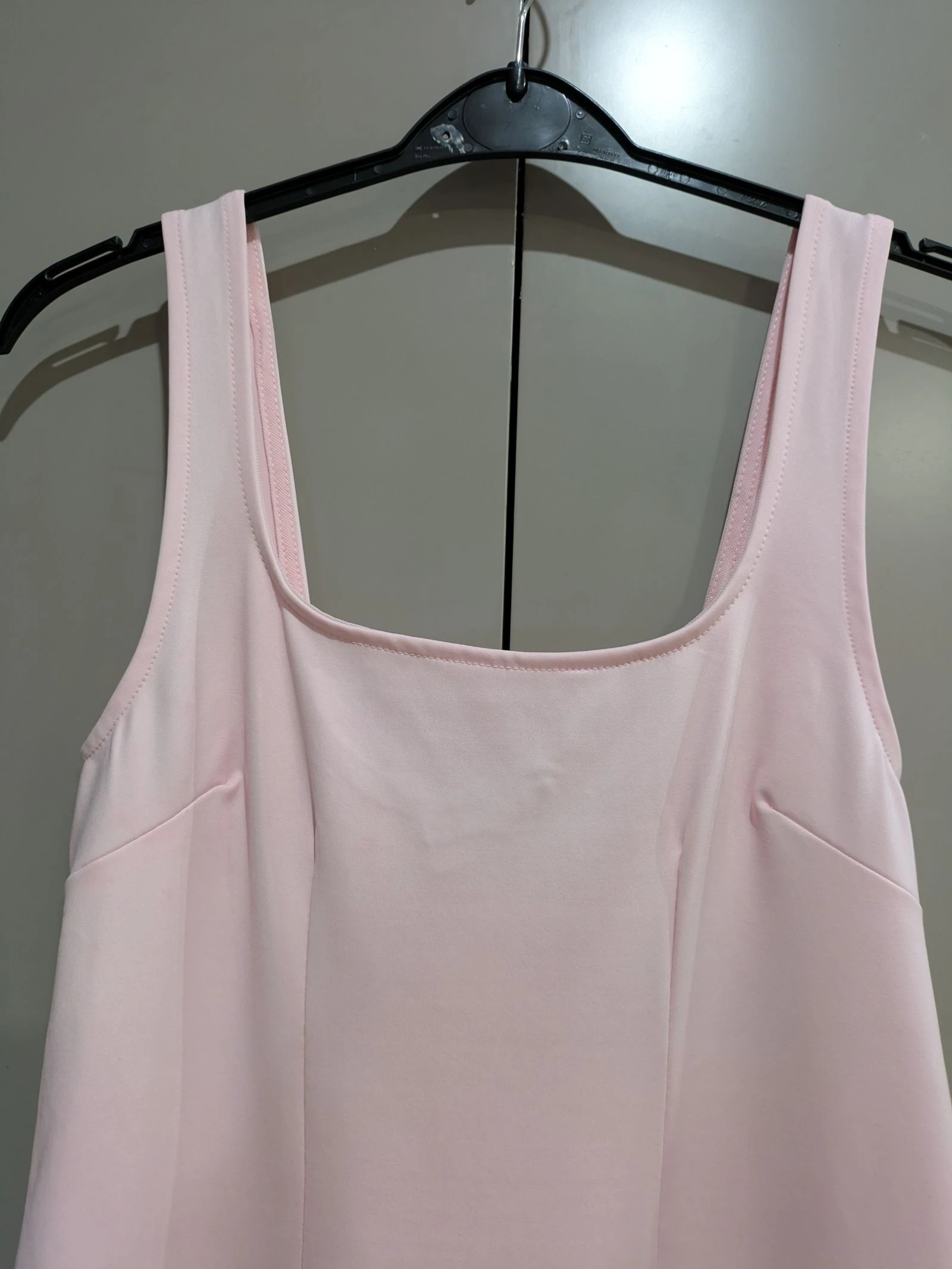 Vestido mini ajustado de tirantes en rosa pastel, estilo años 90 talla XL de Pull&Bear – photo 7